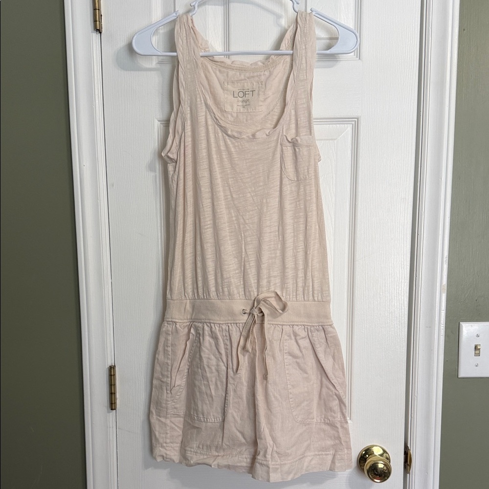 LOFT Light Beige Casual Dress